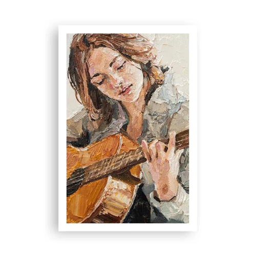 Poszter - Koncert gitárra és egy lány szívére - 61x91 cm