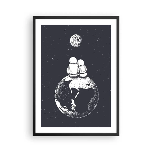 Poszter fehér keretben - Egy kozmikus love story - 50x70 cm
