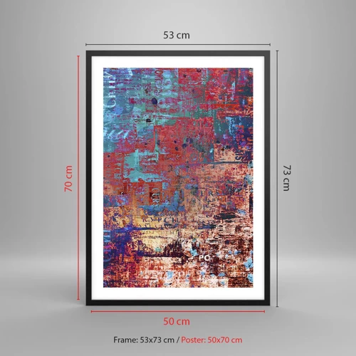 Poszter fehér keretben - Emlékezés és feledés - 50x70 cm