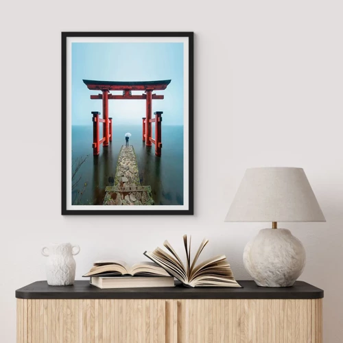 Poszter fehér keretben - Japán álmodozás - 50x70 cm