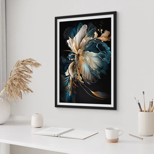 Poszter fehér keretben - Mesebeli páfrányvirág - 50x70 cm