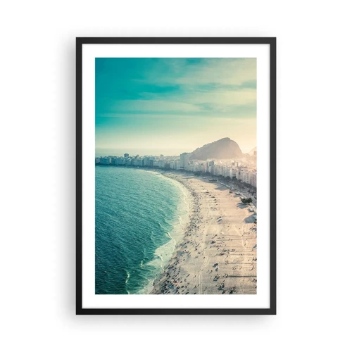 Poszter fehér keretben - Örökös nyaralás Rióban - 50x70 cm