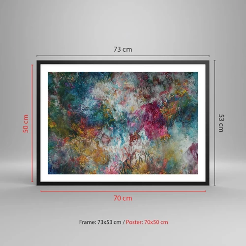 Poszter fehér keretben - Teljes virágzásban - 70x50 cm