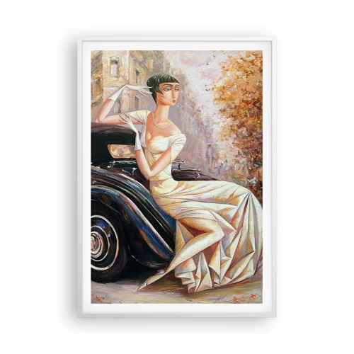 Poszter fekete keretben - Elegancia retro stílusban - 70x100 cm