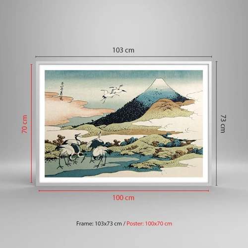 Poszter fekete keretben - Japán lélekben - 100x70 cm