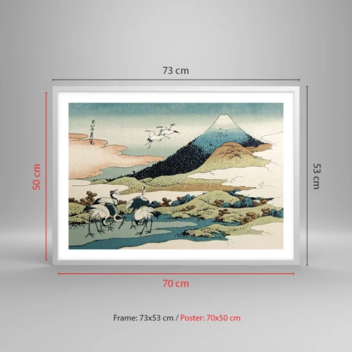 Poszter fekete keretben - Japán lélekben - 70x50 cm