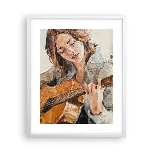 Poszter fekete keretben - Koncert gitárra és egy lány szívére - 40x50 cm