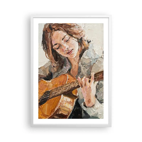 Poszter fekete keretben - Koncert gitárra és egy lány szívére - 50x70 cm