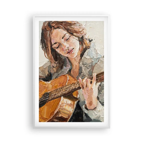 Poszter fekete keretben - Koncert gitárra és egy lány szívére - 61x91 cm