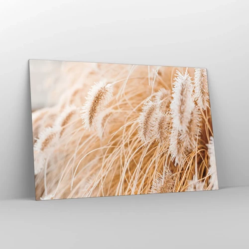 Üveg kép - A fű arany susogása - 120x80 cm