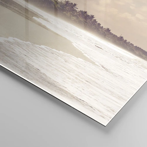 Üveg kép - A hullámok simogatása - 140x50 cm