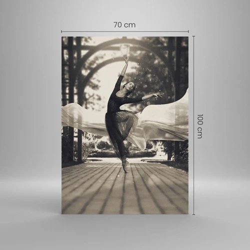 Üveg kép - A kerti szellem tánca - 70x100 cm