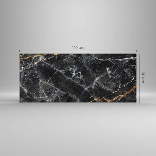 Üveg kép - A kő belső élete - 120x50 cm