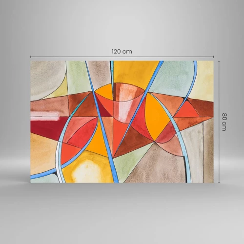 Üveg kép - A körhinta, az álomkörhinta - 120x80 cm