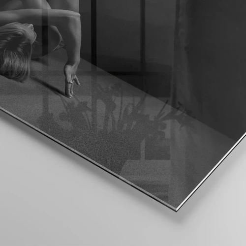 Üveg kép - A meztelenség geometriája - 30x30 cm