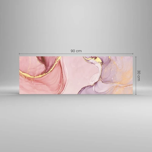 Üveg kép - A színek simogatása - 90x30 cm