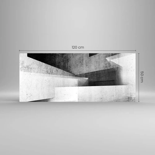 Üveg kép - A tér szerkezete - 120x50 cm