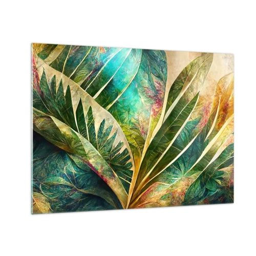 Üveg kép - A trópusok színei - 70x50 cm