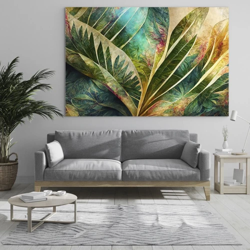 Üveg kép - A trópusok színei - 70x50 cm