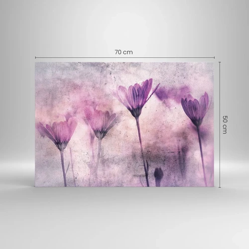 Üveg kép - A virágok álma  - 70x50 cm