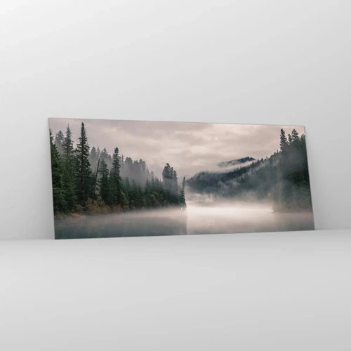 Üveg kép - Ábrándosan, ködben - 100x40 cm