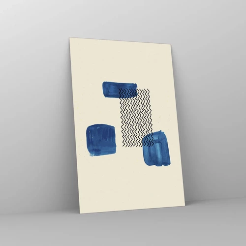 Üveg kép - Absztrakt kvartett - 80x120 cm