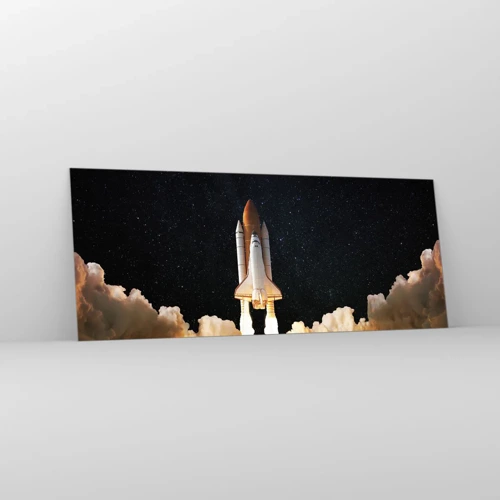 Üveg kép - Ad astra! - 100x40 cm