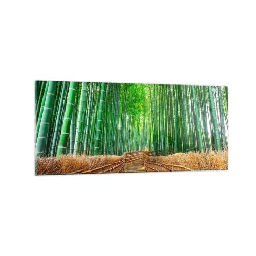 Üveg kép - Az ázsiai természet esszenciája - 120x50 cm