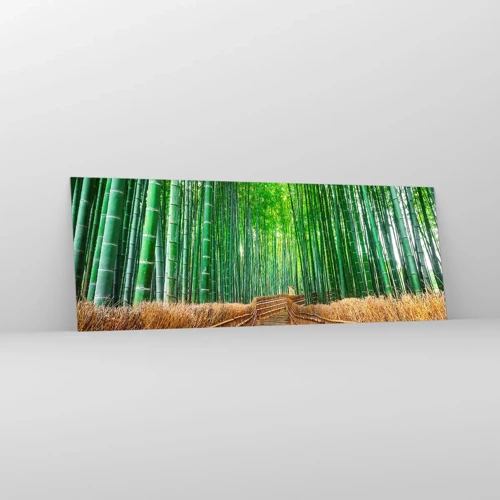 Üveg kép - Az ázsiai természet esszenciája - 140x50 cm