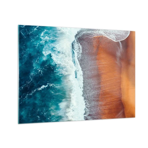 Üveg kép - Az óceán érintése - 70x50 cm