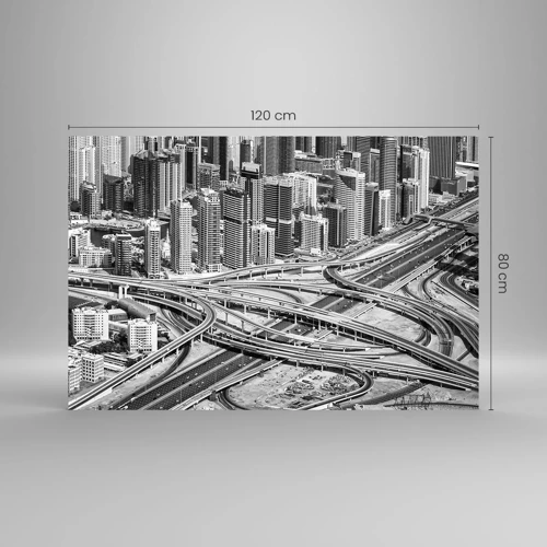 Üveg kép - Dubai – a lehetetlen város - 120x80 cm