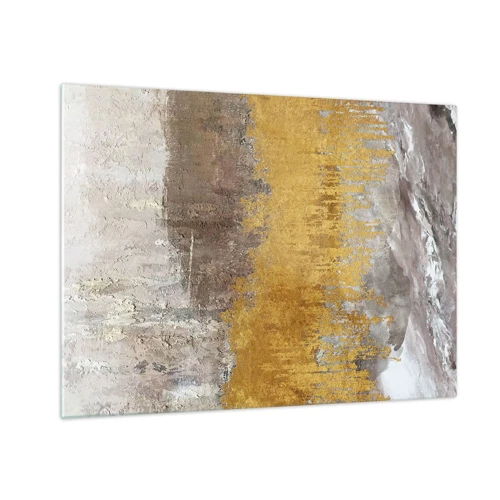 Üveg kép - Egy aranyszínű fuvallat - 70x50 cm