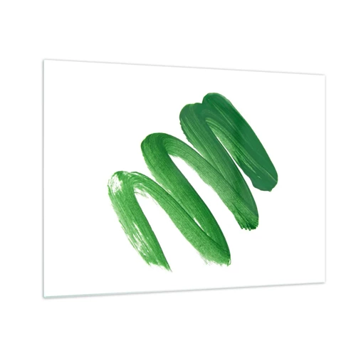 Üveg kép - Egy zöld vicc - 70x50 cm
