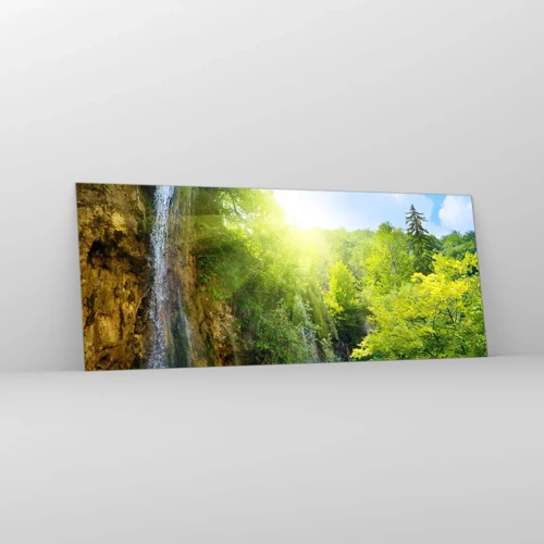 Üveg kép - Ez kell legyen a Paradicsom - 100x40 cm