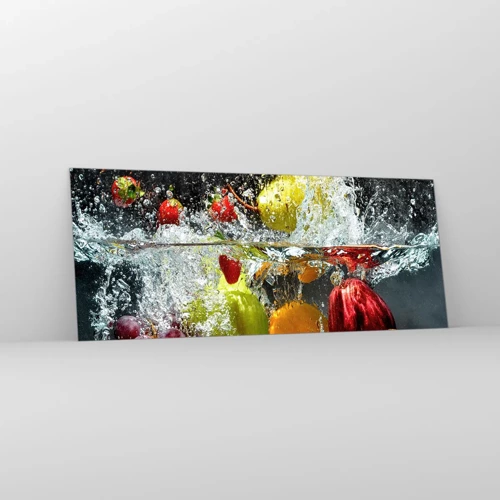 Üveg kép - Gyümölcsös frissítés - 100x40 cm