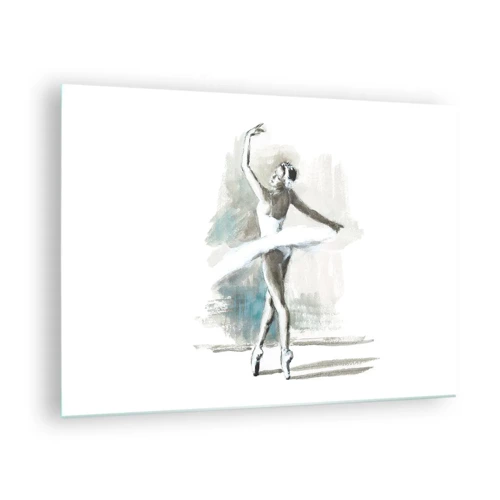 Üveg kép - Hattyúvá varázsolva - 70x50 cm