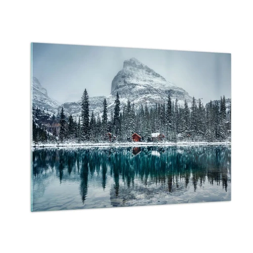 Üveg kép - Kanadai elvonulás - 70x50 cm