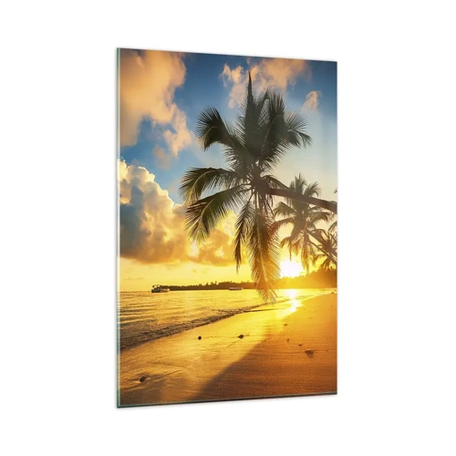 Üveg kép - Karibi álom - 80x120 cm