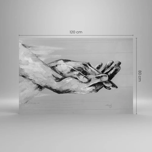 Üveg kép - Kezdet… - 120x80 cm