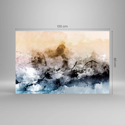 Üveg kép - Ködfelhőbe fulladt - 120x80 cm
