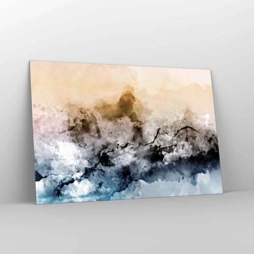 Üveg kép - Ködfelhőbe fulladt - 120x80 cm