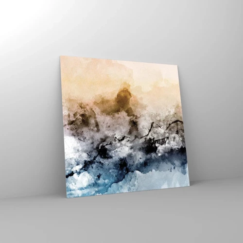 Üveg kép - Ködfelhőbe fulladt - 40x40 cm