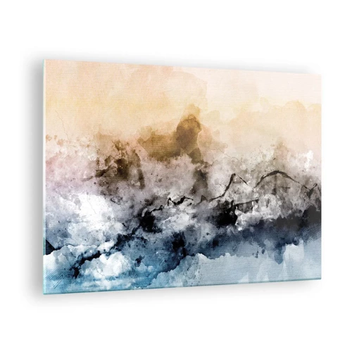 Üveg kép - Ködfelhőbe fulladt - 70x50 cm