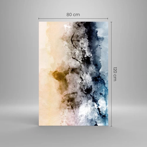 Üveg kép - Ködfelhőbe fulladt - 80x120 cm