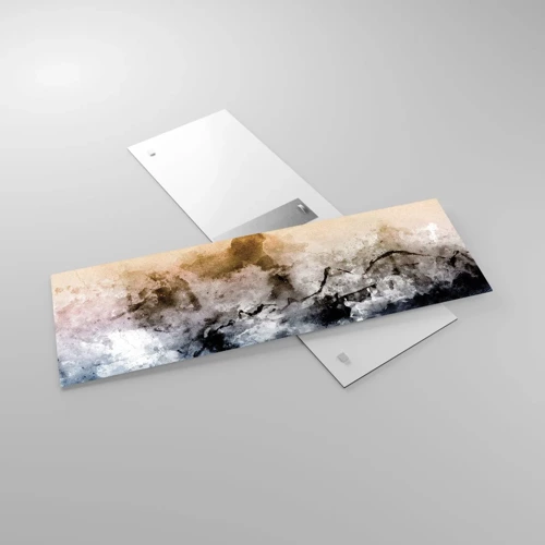 Üveg kép - Ködfelhőbe fulladt - 90x30 cm