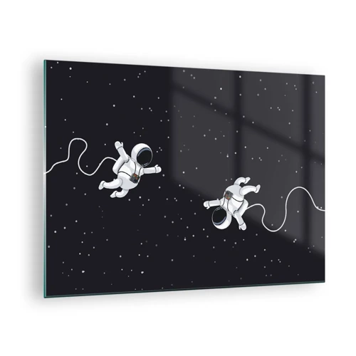 Üveg kép - Kozmikus tánc - 70x50 cm