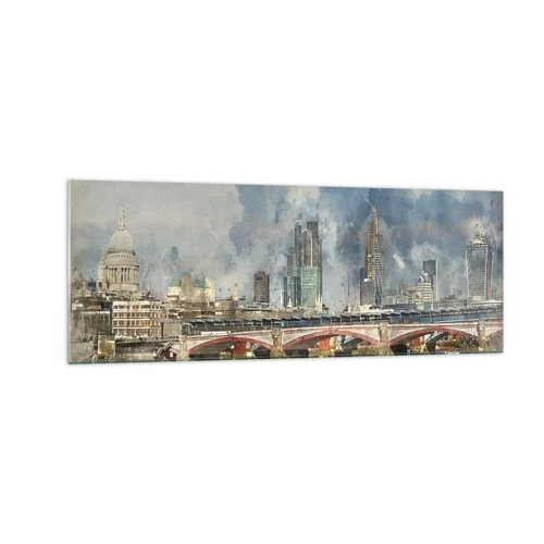 Üveg kép - London teljes pompájában - 140x50 cm