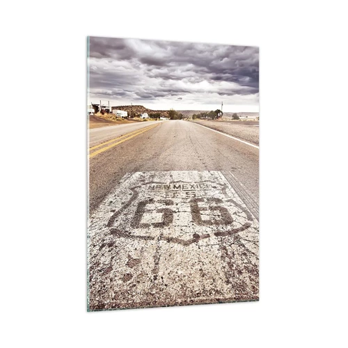 Üveg kép - Mother Road – amerikai legenda - 50x70 cm