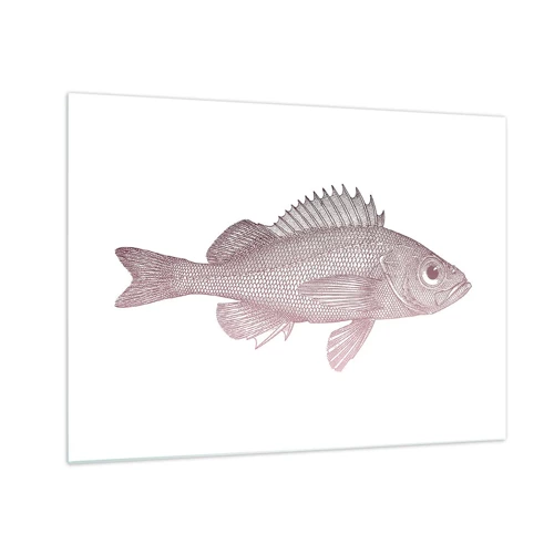 Üveg kép - Nagyszemű hal - 70x50 cm
