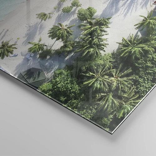 Üveg kép - Nyaralás a paradicsomban - 160x50 cm
